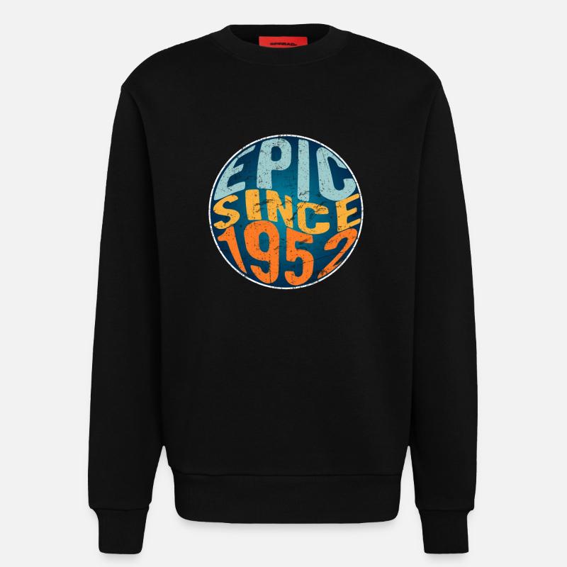 Episch Seit 1952 - Sweatshirt - made by SPREAD - SOLID BLACK