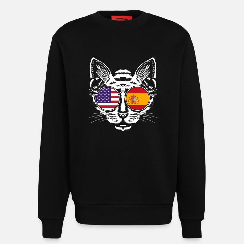 Spanisch - Sweatshirt - made by SPREAD  - SOLID BLACK
