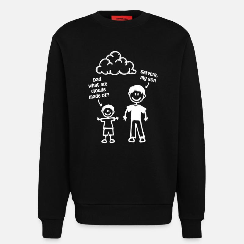 Developer Coden Computerfreak Webentwickler Geek - Sweatshirt - made by SPREAD  - SOLID BLACK