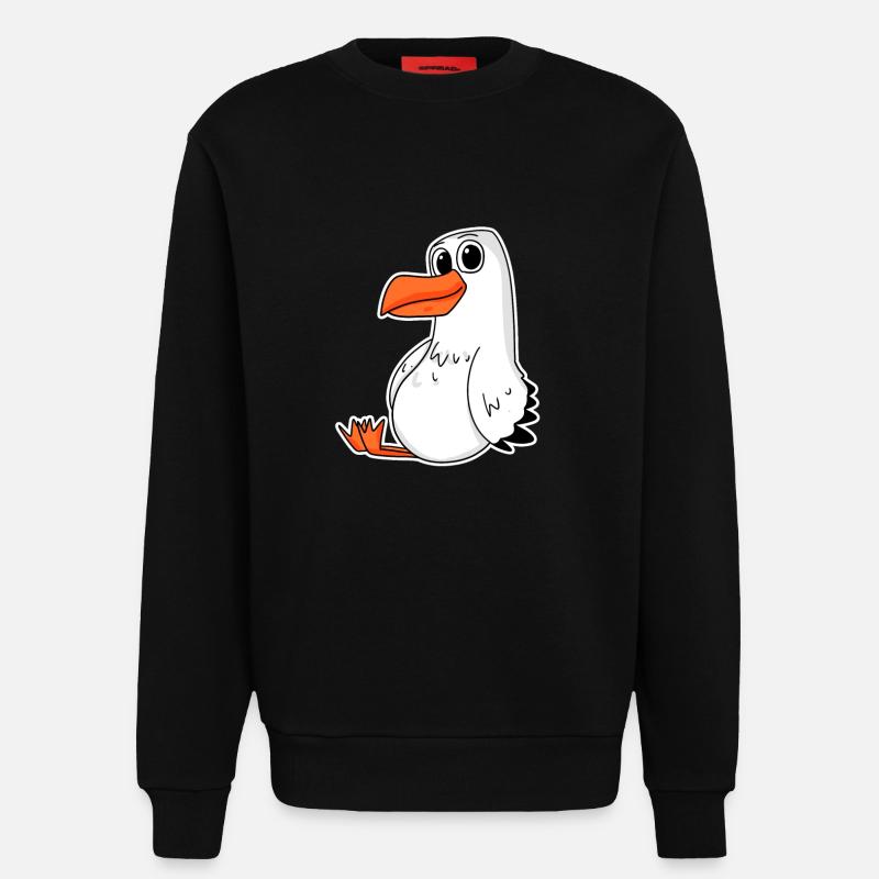 Möwe - Sweatshirt - made by SPREAD  - SOLID BLACK