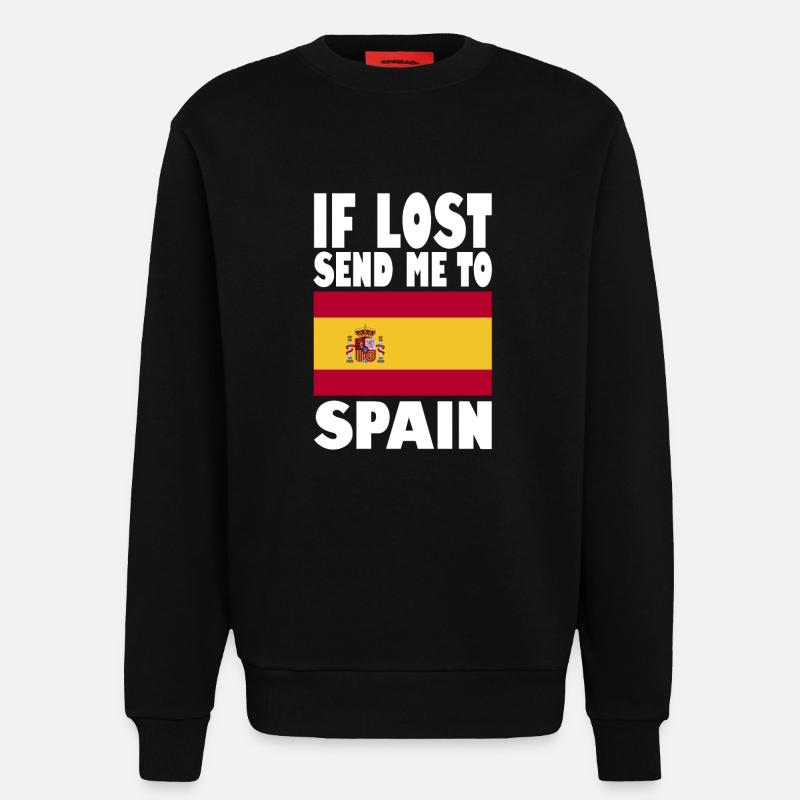 Spanien Flagge Spruch - Sweatshirt - made by SPREAD  - SOLID BLACK