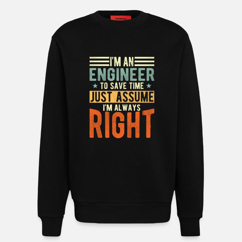 Techniker - Sweatshirt - made by SPREAD  - SOLID BLACK