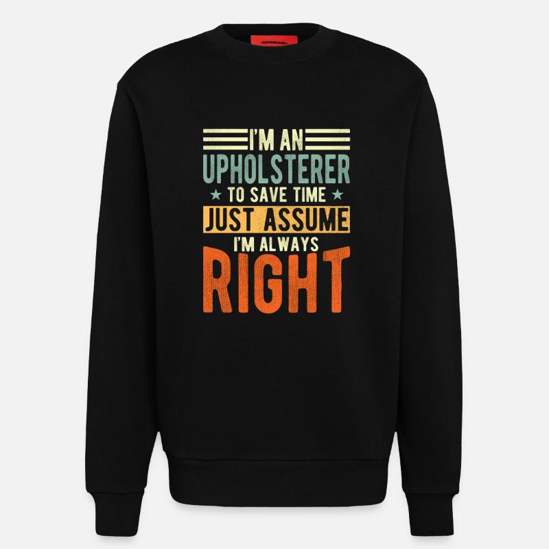 Polsterer - Sweatshirt - made by SPREAD  - SOLID BLACK