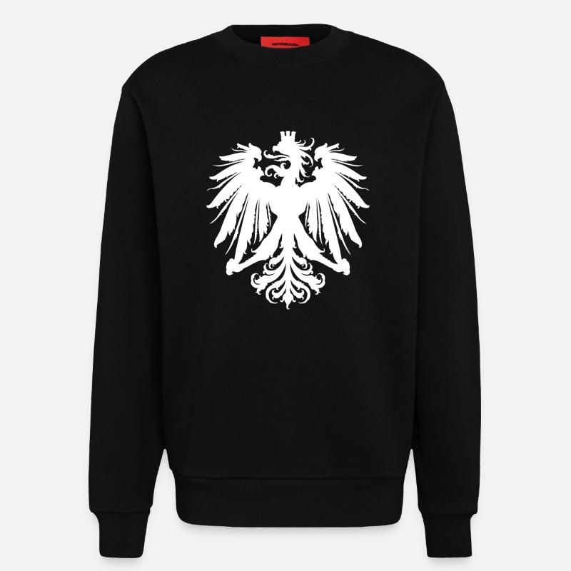Adler 2 - Sweatshirt - made by SPREAD - SOLID BLACK