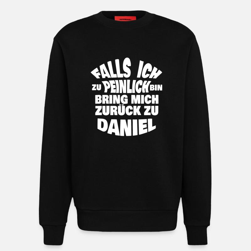 Jungesellenabschied Daniel - Sweatshirt - made by SPREAD  - SOLID BLACK