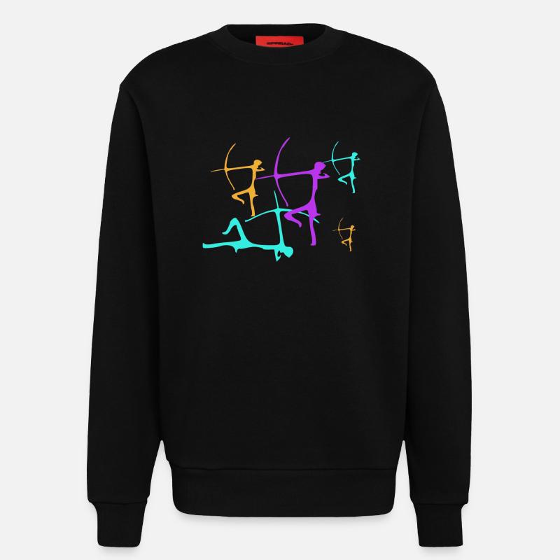 Bogenschützer 3 - Sweatshirt - made by SPREAD  - SOLID BLACK