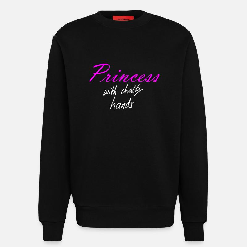 Princess - Sweatshirt - made by SPREAD  - SOLID BLACK