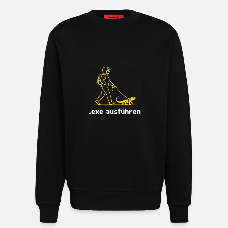 Lustige Admin Geschenke Sys Admin Programmierer - Sweatshirt - made by SPREAD - SOLID BLACK