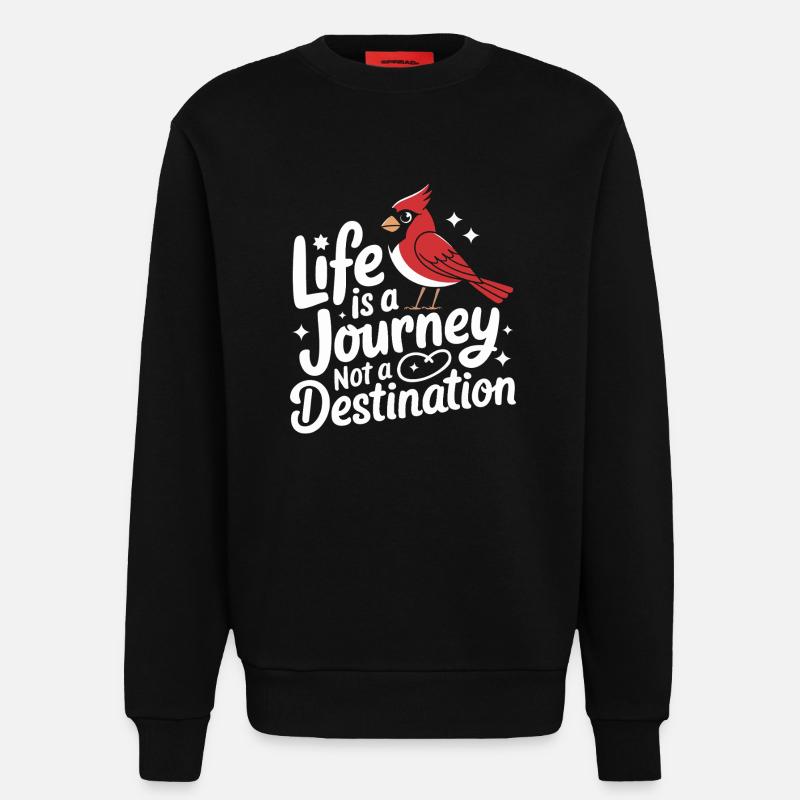 Kardinal Rotkardinal Vogel Roter Kardinal - Sweatshirt - made by SPREAD  - SOLID BLACK