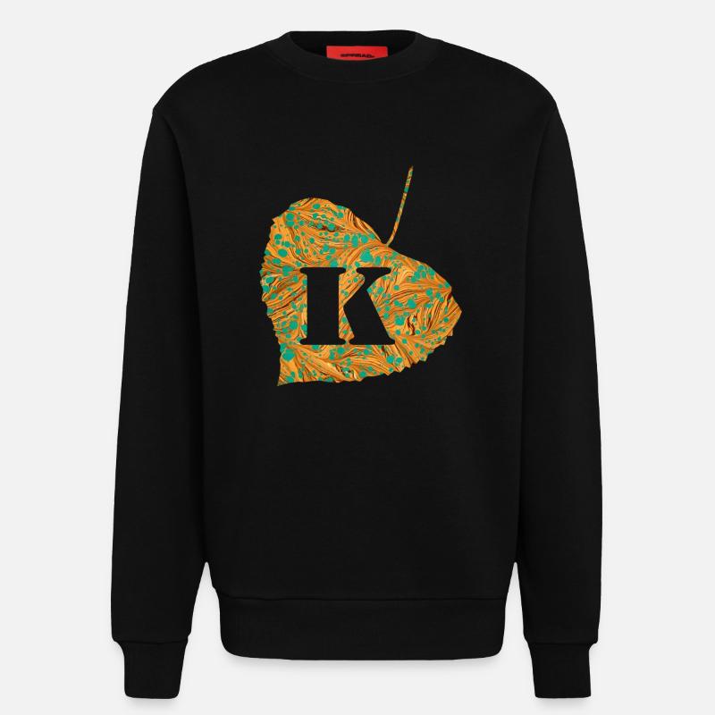 Sheet E 95 K - Sweatshirt - made by SPREAD  - SOLID BLACK