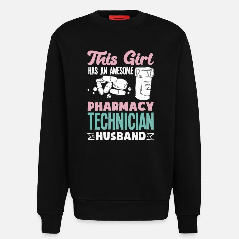 Pharmacist Pharmaceutical Technical - Sweatshirt - made by SPREAD  - SOLID BLACK