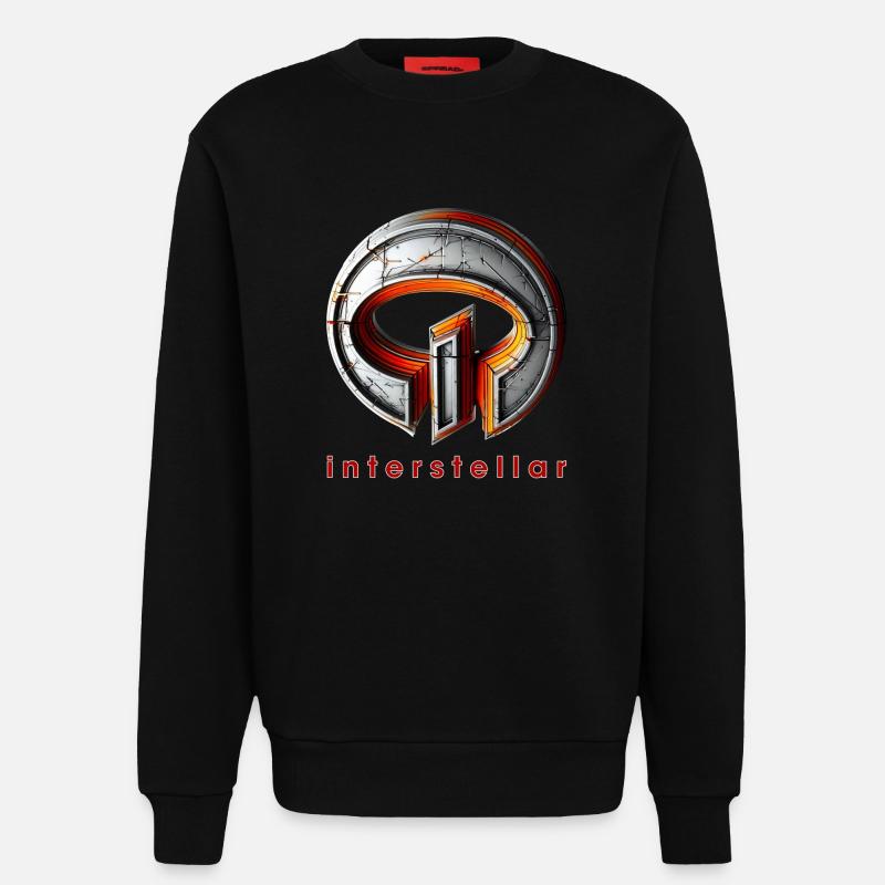 interstellar symbol design von 74elements - Sweatshirt - made by SPREAD  - SOLID BLACK