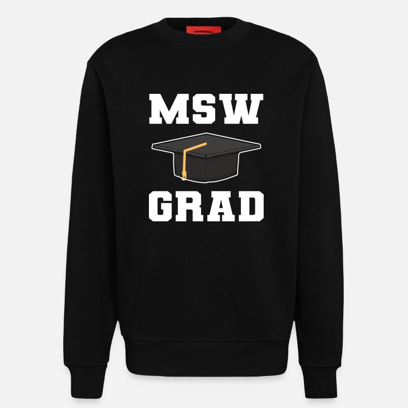 Master Studium Abschlussfeier - Sweatshirt - made by SPREAD  - SOLID BLACK