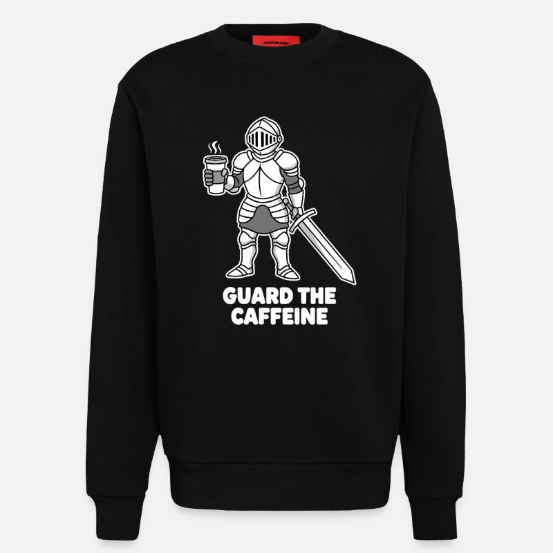 Kaffeekämpfer Ritter - Sweatshirt - made by SPREAD  - SOLID BLACK