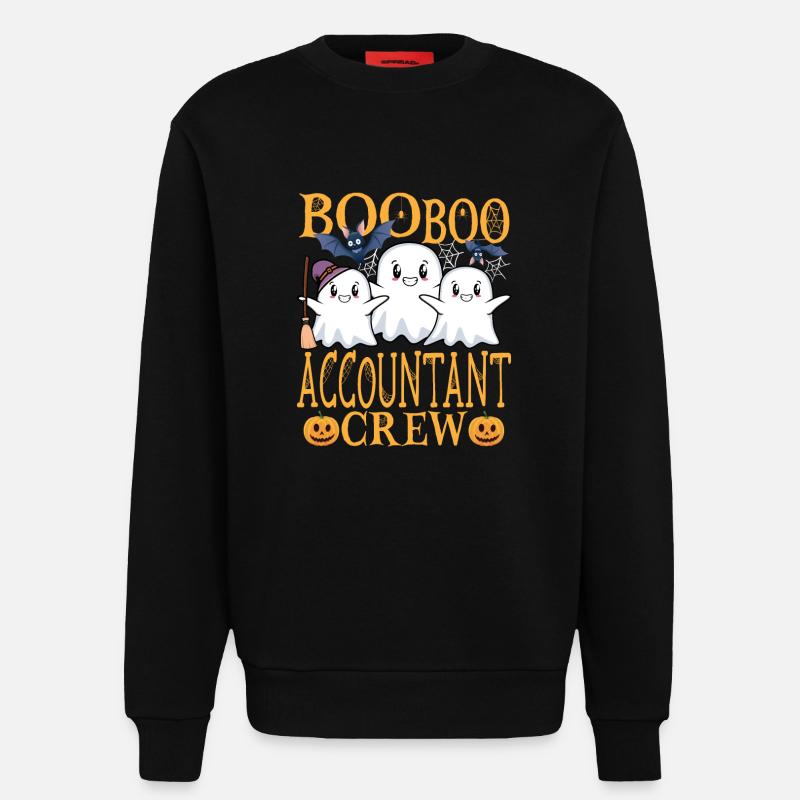 Comptable uu Drôle de comptable - Sweat bio décontracté fabriqué en UE - SOLID BLACK