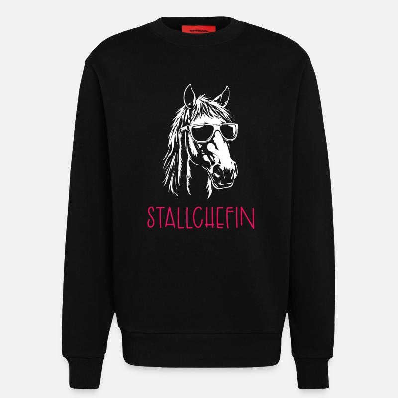 Stallchefin - Sweatshirt - made by SPREAD - SOLID BLACK