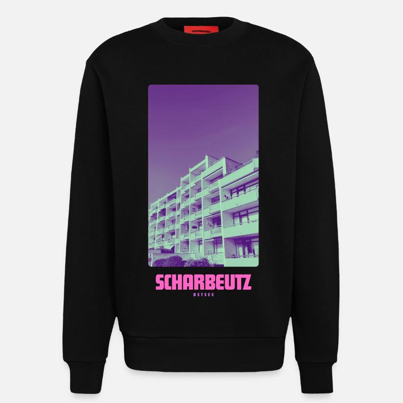 Scharbeutz Ostsee - Sweatshirt - made by SPREAD - SOLID BLACK