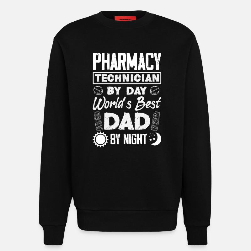 Pharmacist Pharmaceutical Technical - Sweatshirt - made by SPREAD  - SOLID BLACK