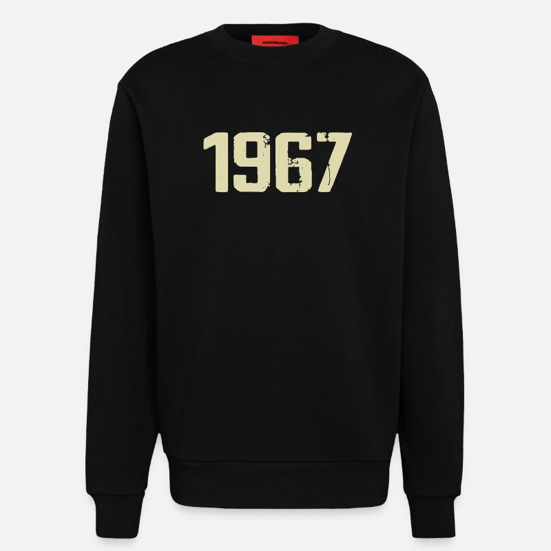 Jubilee 1967 - Sweatshirt - made by SPREAD  - SOLID BLACK