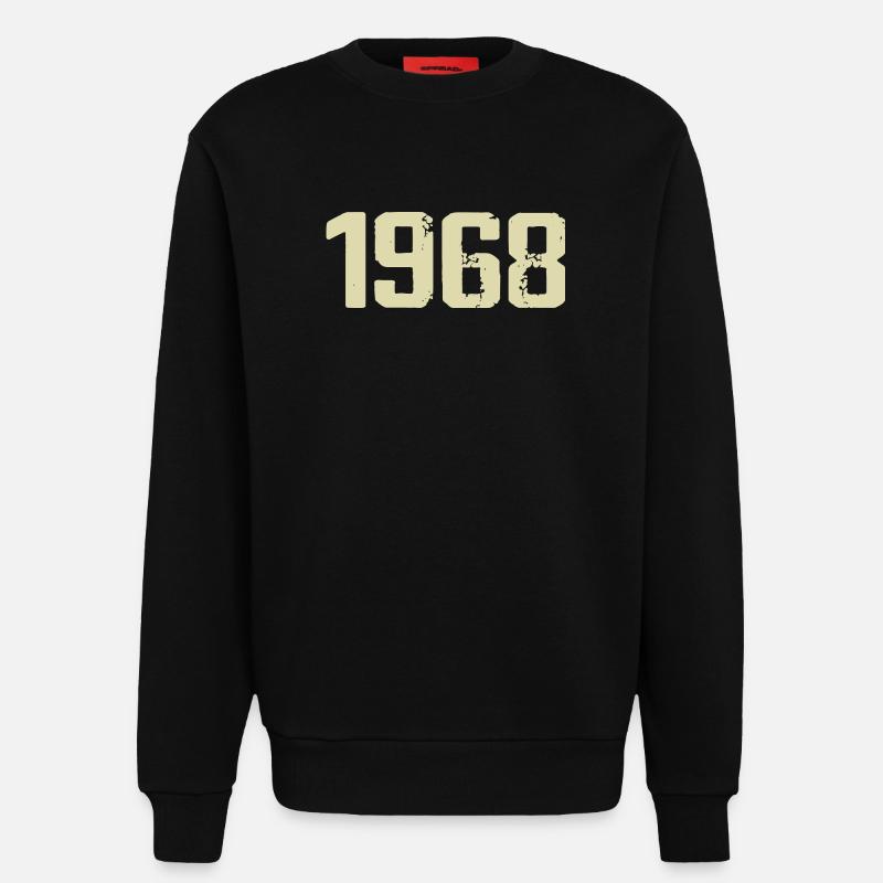 Jubilee 1968 - Sweatshirt - made by SPREAD  - SOLID BLACK