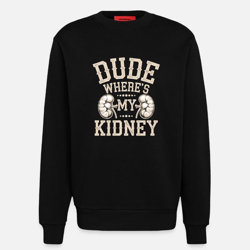 Witzige Genesungsidee - Sweatshirt - made by SPREAD - SOLID BLACK