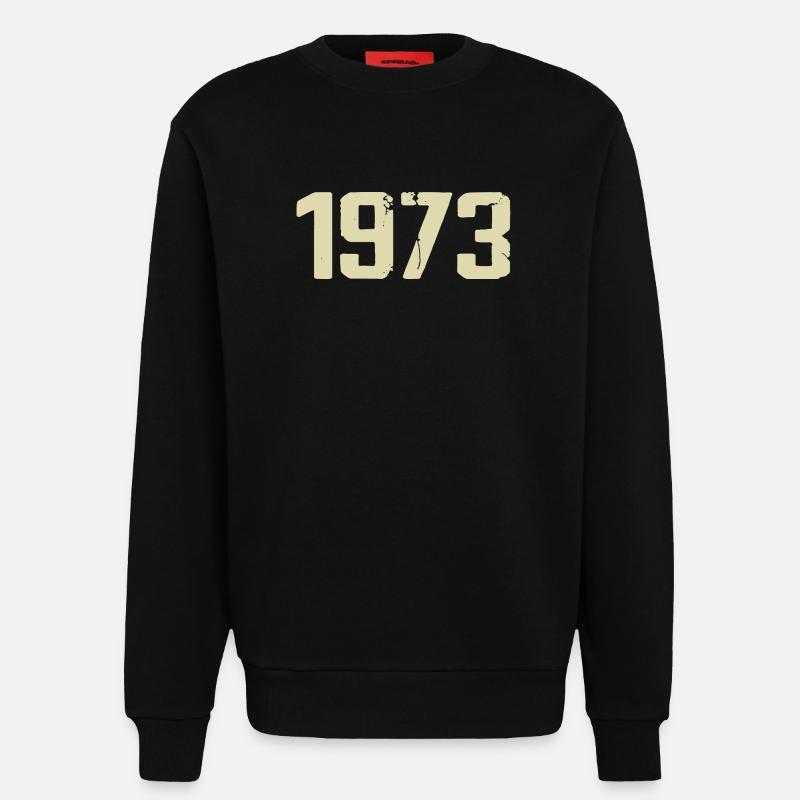 Jubilee 1973 - Sweatshirt - made by SPREAD  - SOLID BLACK