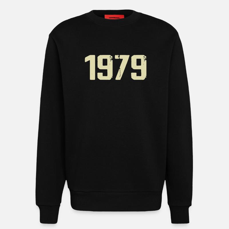 Jubilee 1979 - Sweatshirt - made by SPREAD  - SOLID BLACK