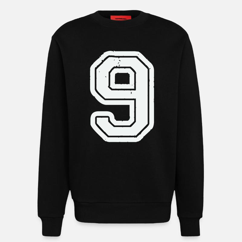 9 - Sweatshirt - made by SPREAD  - SOLID BLACK