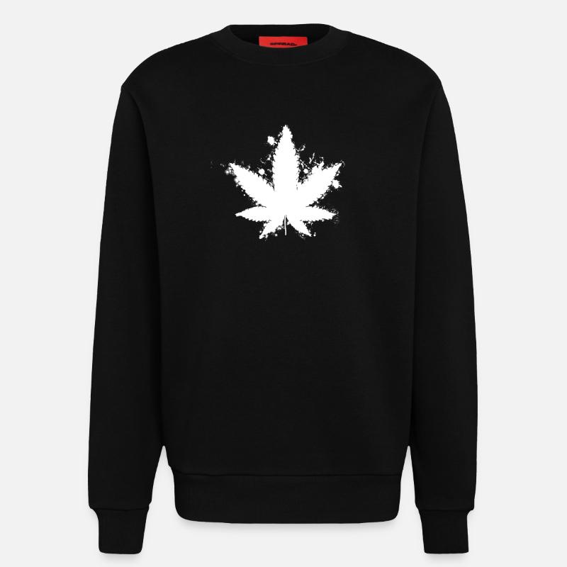 Weed - GeschenkIdee - Sweatshirt - made by SPREAD  - SOLID BLACK