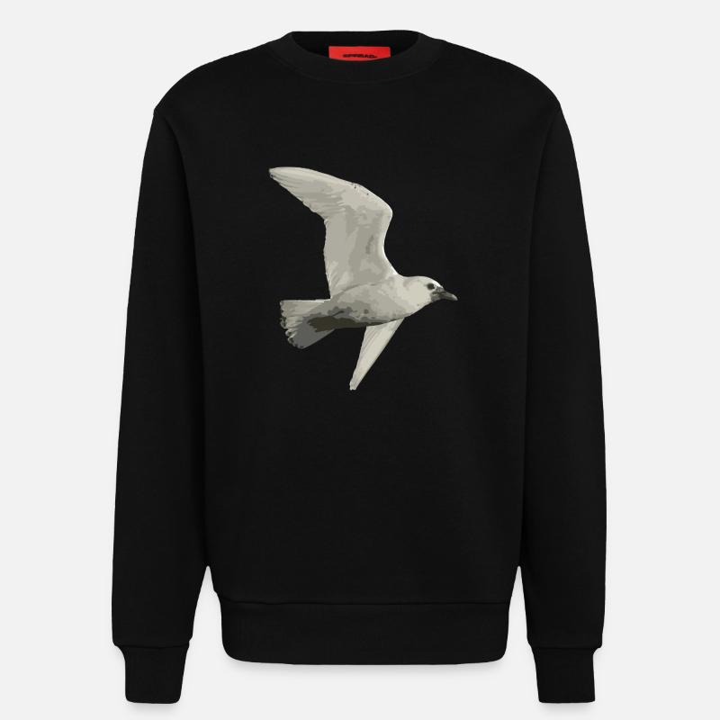 Vogel - Sweatshirt - made by SPREAD  - SOLID BLACK