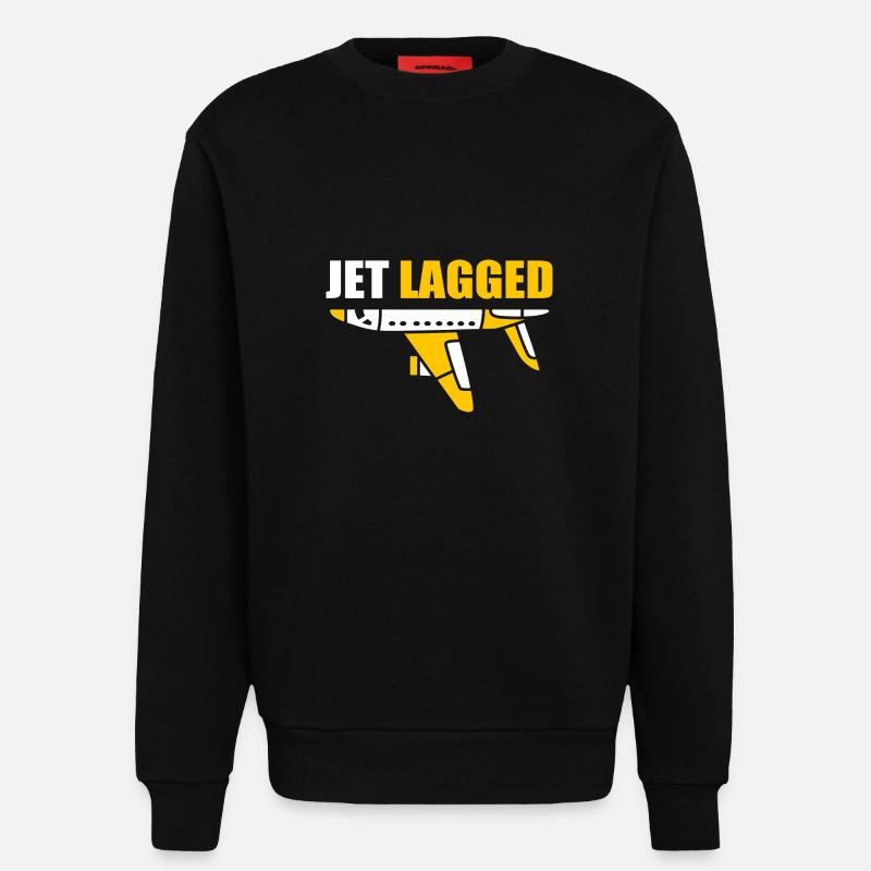 Pilot Flugzeug - Sweatshirt - made by SPREAD  - SOLID BLACK