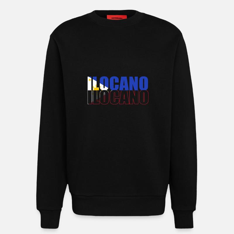 Philippinisch Philippinen - Sweatshirt - made by SPREAD  - SOLID BLACK