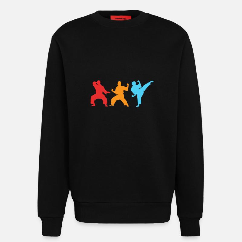 Jiu Jitsu Selbstverteidigung - Sweatshirt - made by SPREAD  - SOLID BLACK
