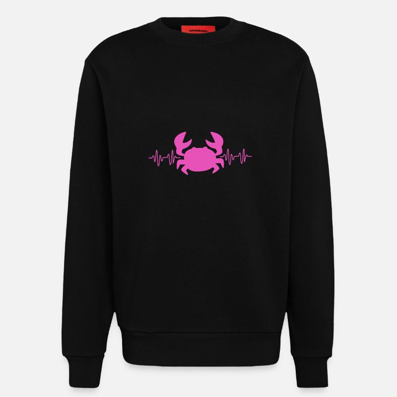 Krabbe - Sweatshirt - made by SPREAD  - SOLID BLACK