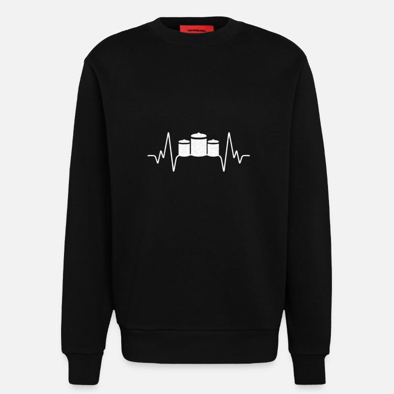 Baking spice container - Sweatshirt - made by SPREAD - SOLID BLACK