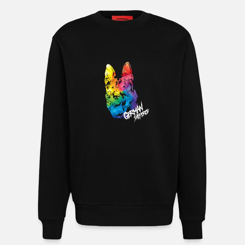 Deutscher Schäferhund - Sweatshirt - made by SPREAD  - SOLID BLACK