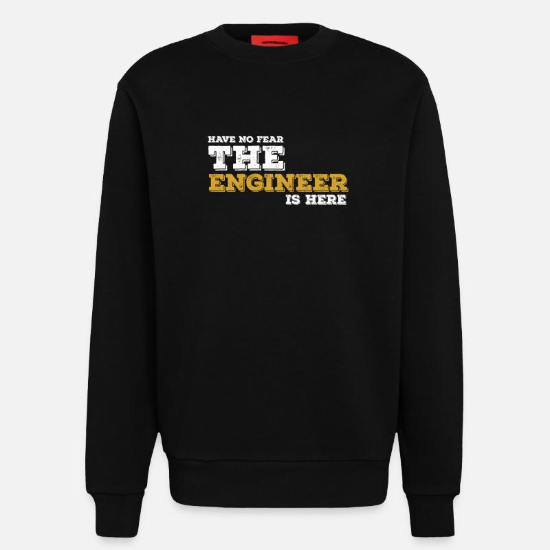 Ingenieur Engineer Techniker Geschenk Idee - Sweatshirt - made by SPREAD  - SOLID BLACK
