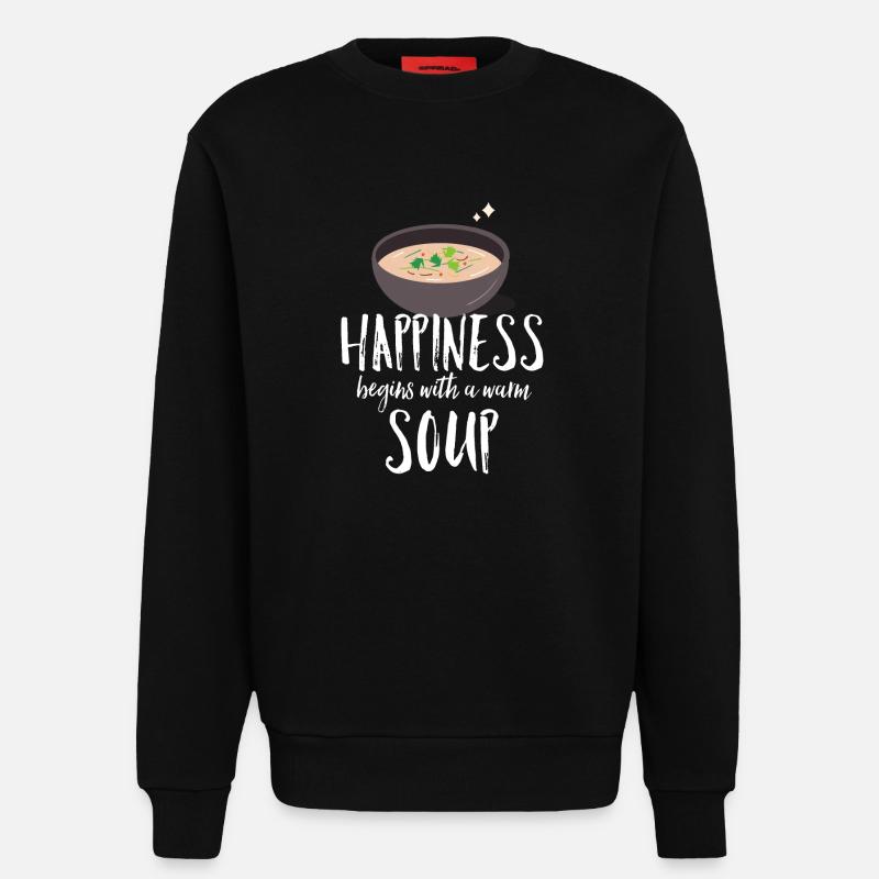 Suppe - Sweatshirt - made by SPREAD  - SOLID BLACK