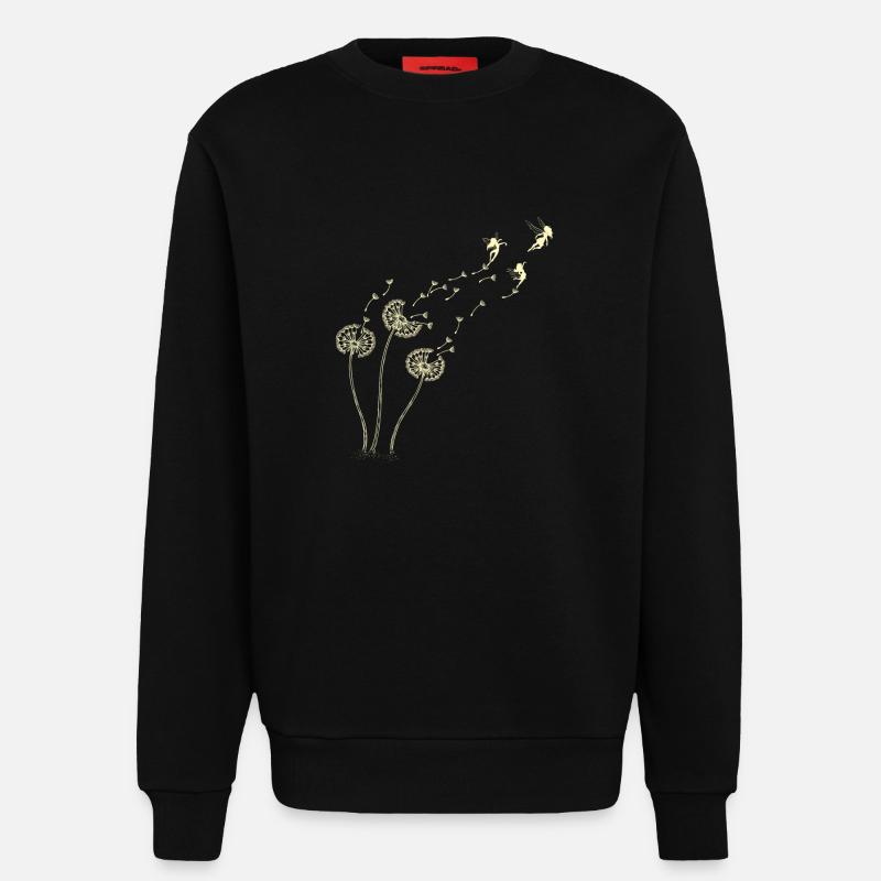 Löwenzahn Elfe - Sweatshirt - made by SPREAD  - SOLID BLACK