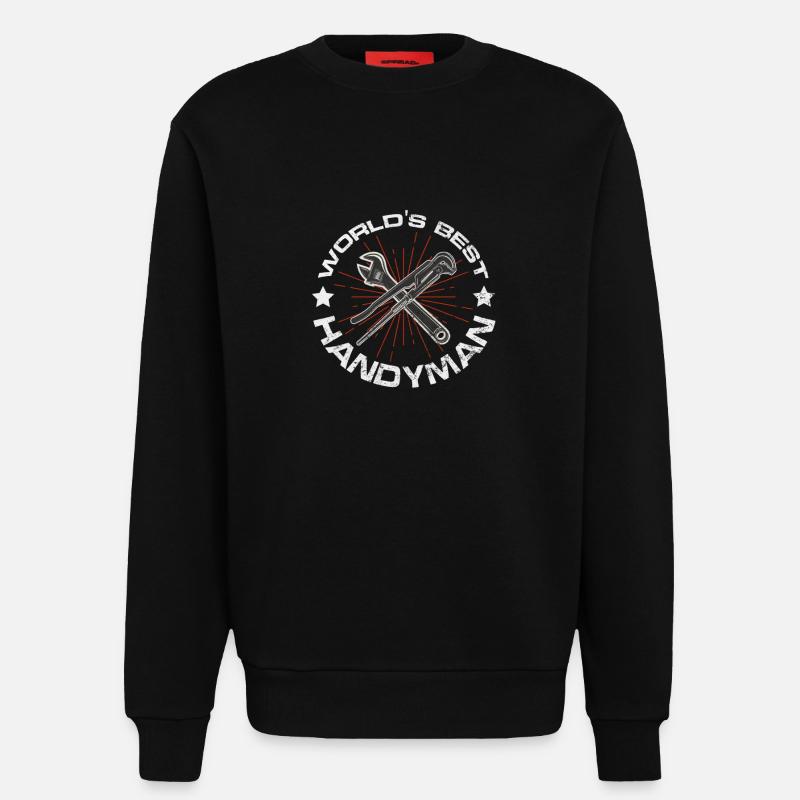 Heimwerker - Sweatshirt - made by SPREAD  - SOLID BLACK