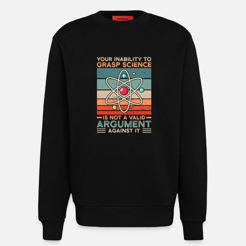 Wissenschaft Spruch - Sweatshirt - made by SPREAD - SOLID BLACK