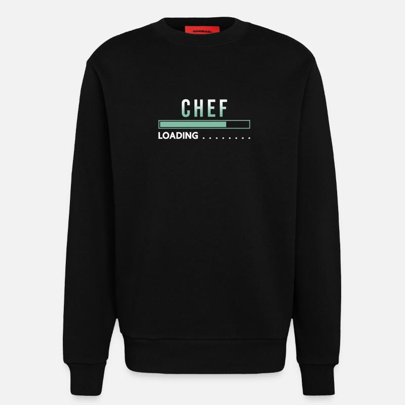 Cuistot loading cadeau d’obstructif - Sweat bio décontracté fabriqué en UE - SOLID BLACK