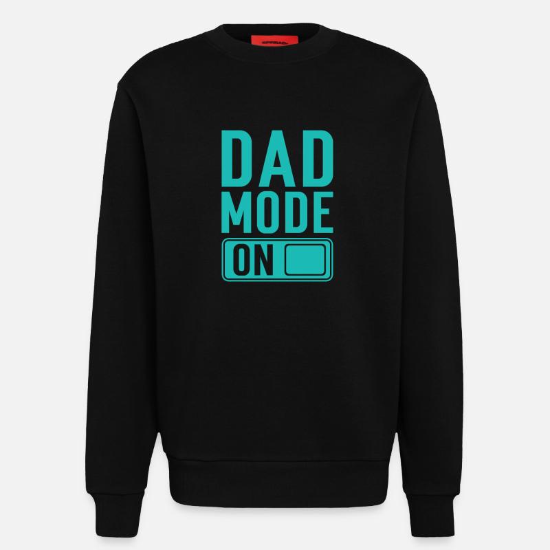 Papa werdender Vater Geschenk Spruch - Sweatshirt - made by SPREAD  - SOLID BLACK