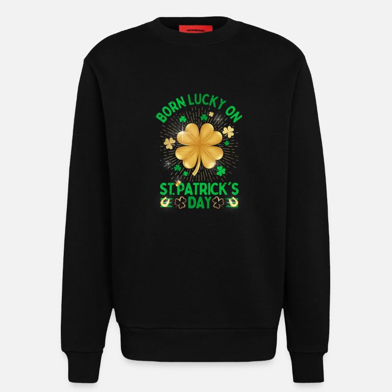 Irland Saint Patrick's Day oder - Sweatshirt - made by SPREAD  - SOLID BLACK