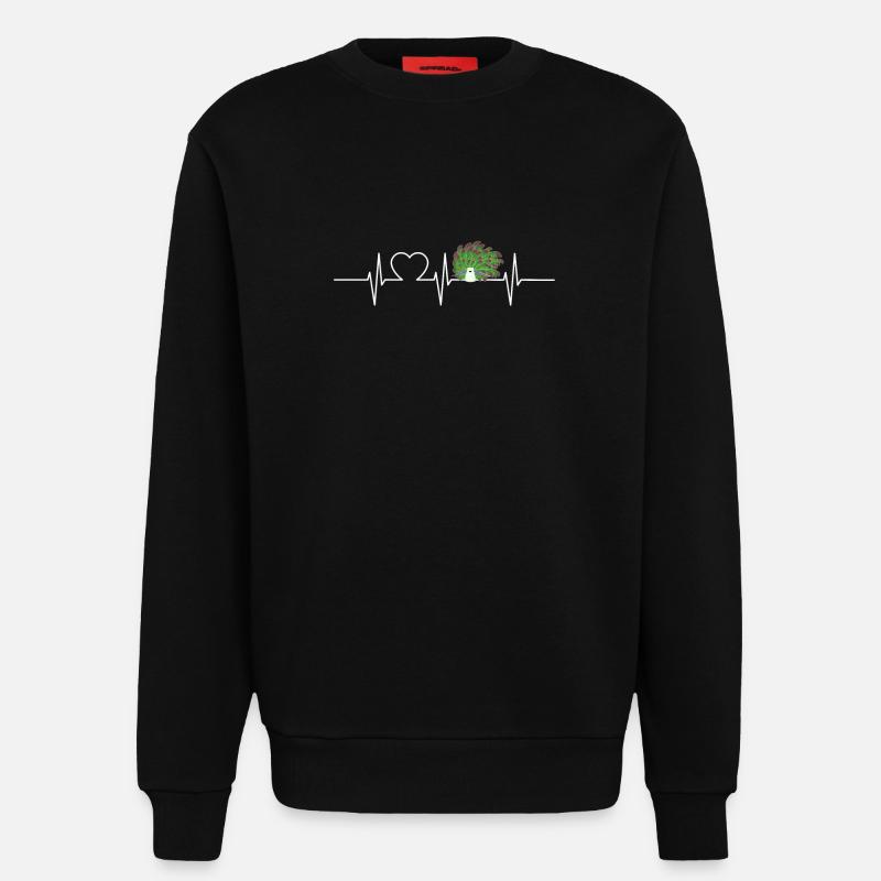Nudibranches nudibranches - Sweat bio décontracté fabriqué en UE - SOLID BLACK