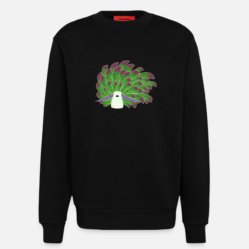 Nudibranches nudibranches - Sweat bio décontracté fabriqué en UE - SOLID BLACK