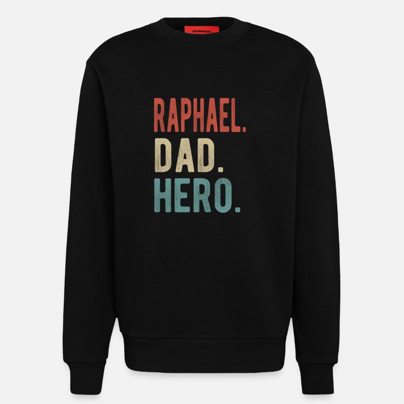 Raphael Papa Held - Sweatshirt - made by SPREAD  - SOLID BLACK