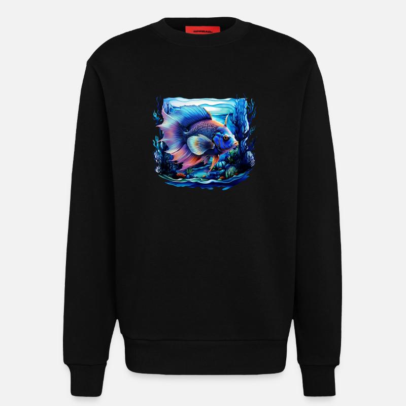 Skalar - Sweatshirt - made by SPREAD  - SOLID BLACK