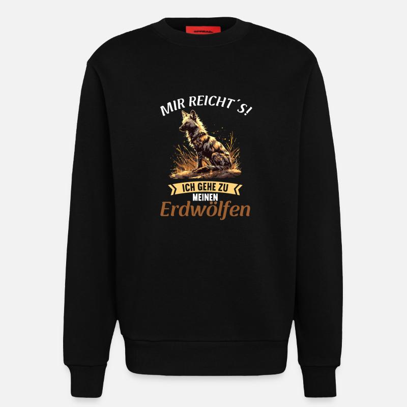 Aardwolves Aardwolf - Sweatshirt - made by SPREAD  - SOLID BLACK