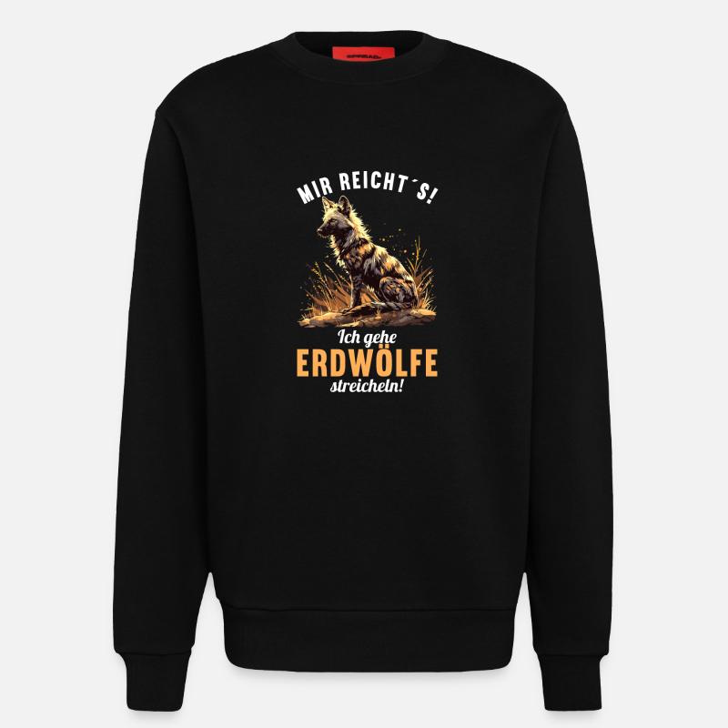 Erdwölfe Erdwolf - Sweatshirt - made by SPREAD  - SOLID BLACK